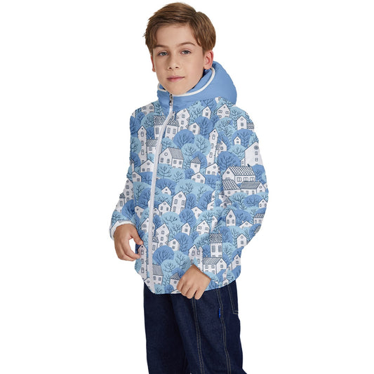Winter Town Kids Quilted Jacket