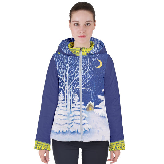 Winter in Ukraine Women's Puffer Jacket