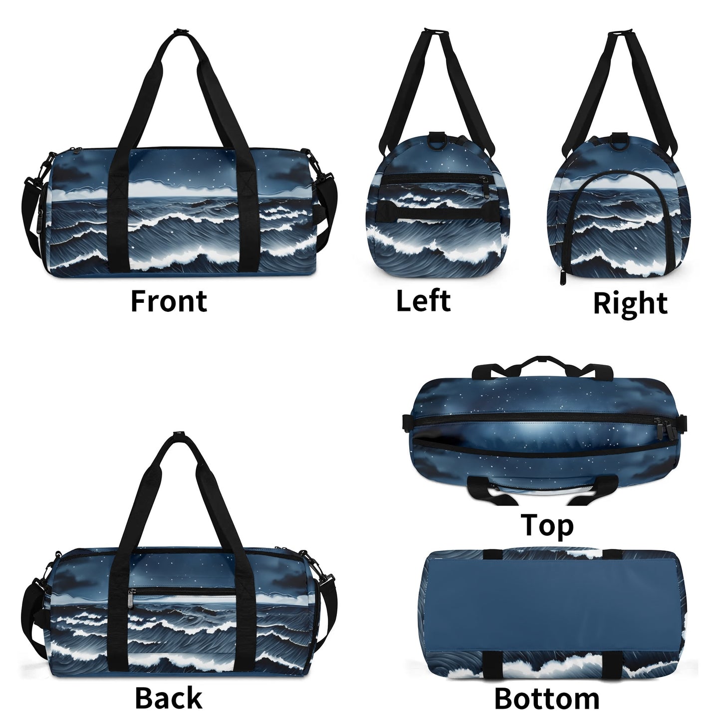 Stormy Sea 2 Fashion Sport Bag - Duffle Bag