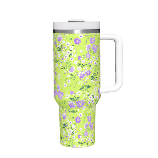 Summer Field 40oz Tumbler with Handle Stainless Steel