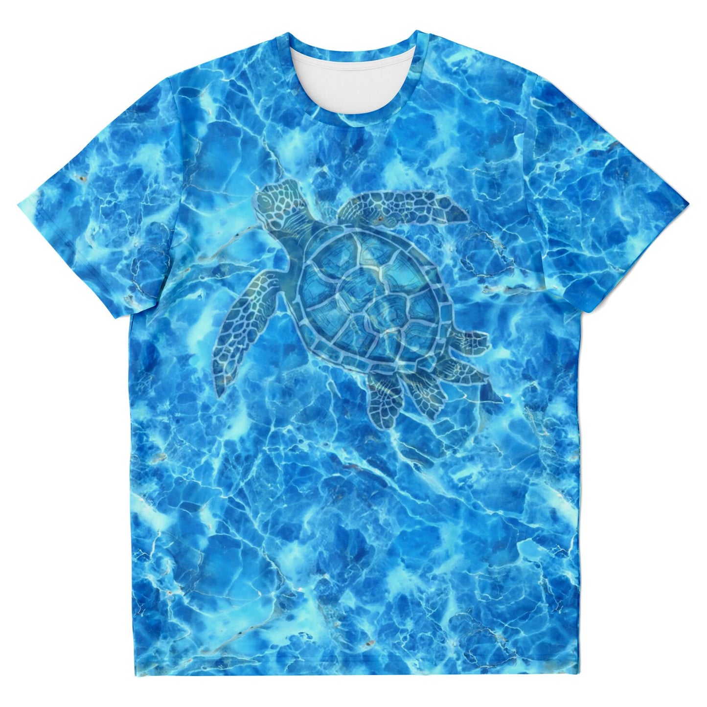 Blue Tortoise Unisex Sport T-shirt