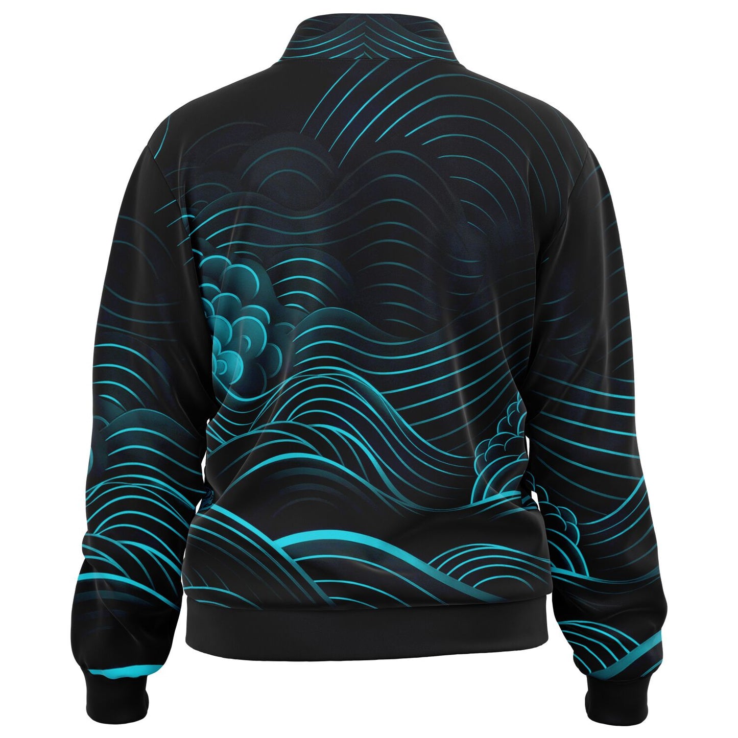 Waves & Flowers 2 Unisex Track Jacket