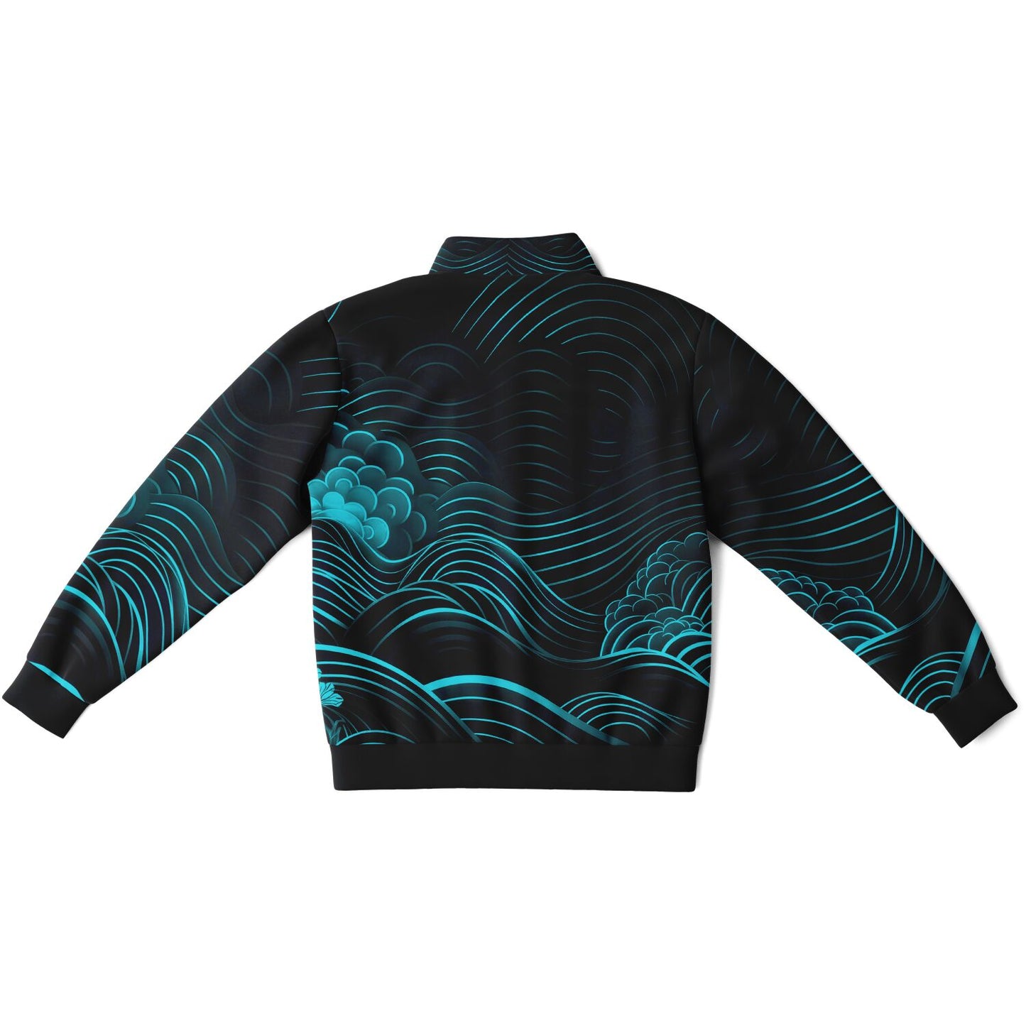 Waves & Flowers 2 Unisex Track Jacket