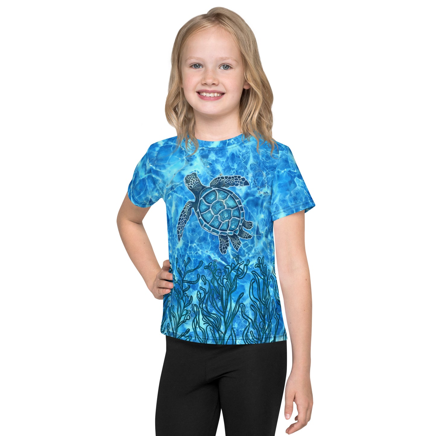 Blue Tortoise Kids crew neck t-shirt