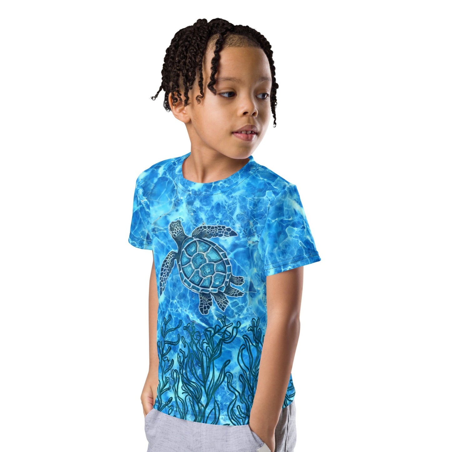 Blue Tortoise Kids crew neck t-shirt