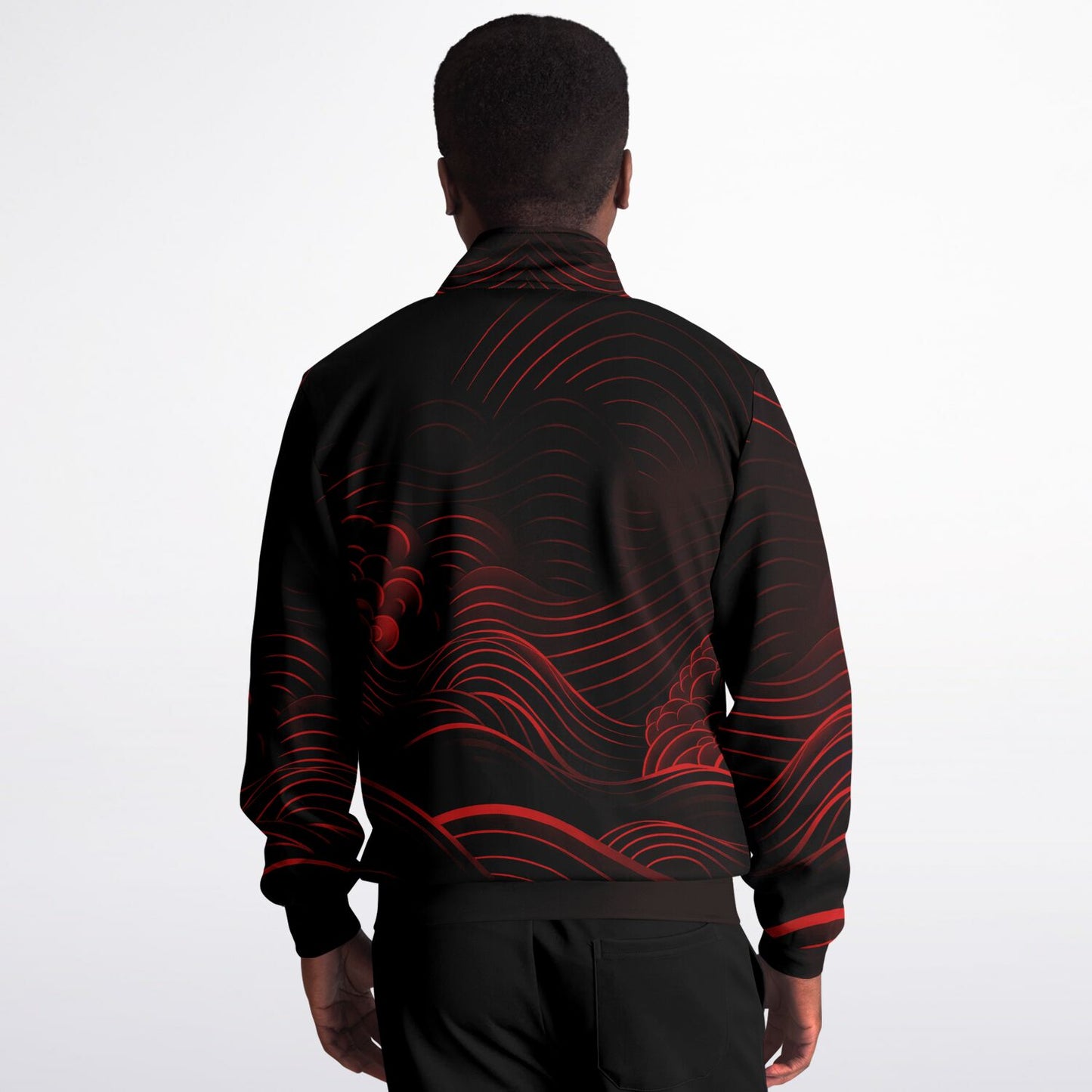 Waves & Flowers 2 Unisex Track Jacket
