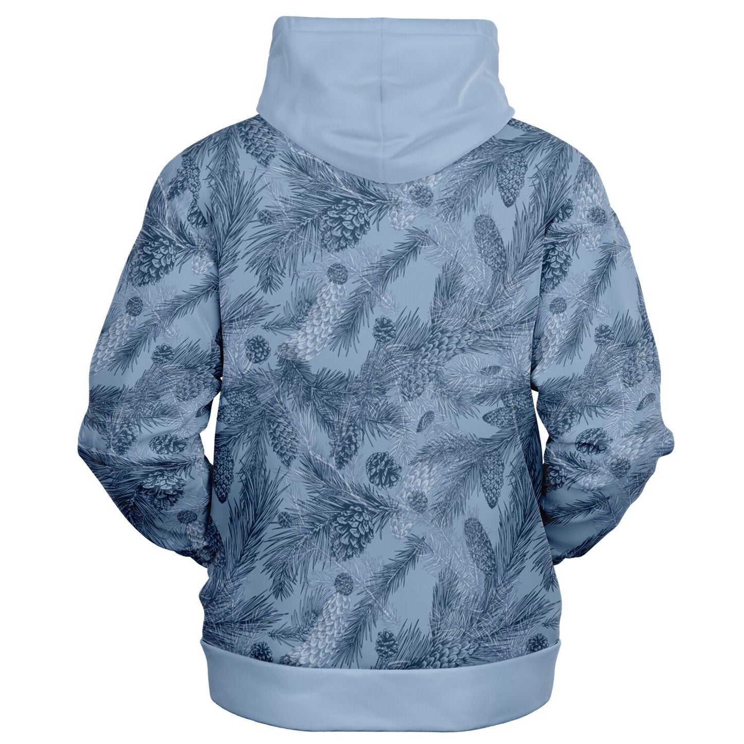 Grey-Blue Spruce Unisex Zip Hoodie