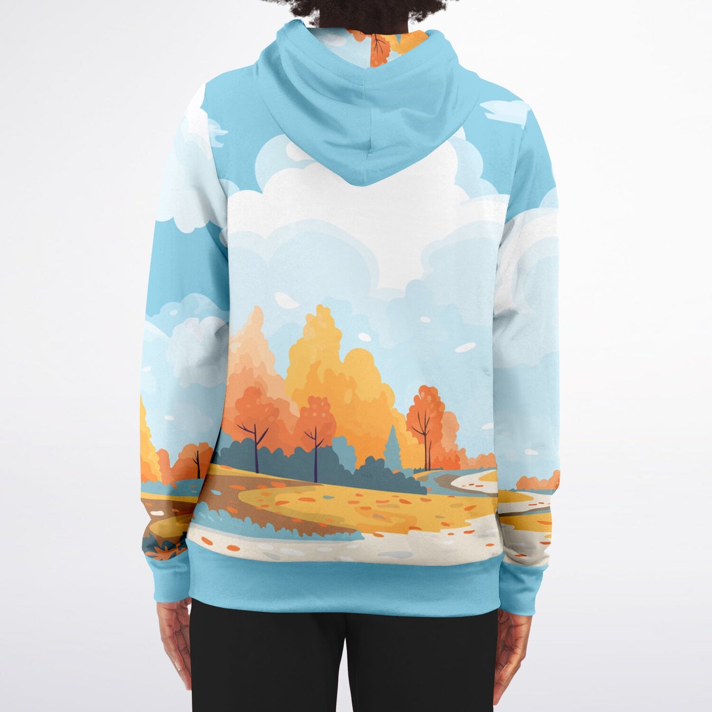 Fall Landscape 1 Unisex Zip Hoodie