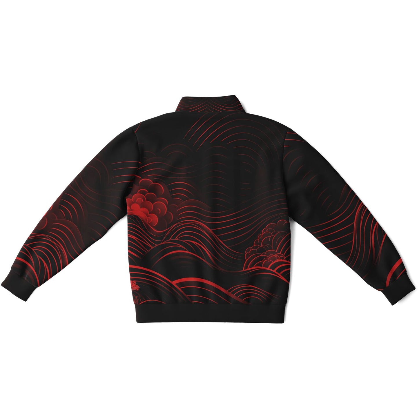 Waves & Flowers 2 Unisex Track Jacket