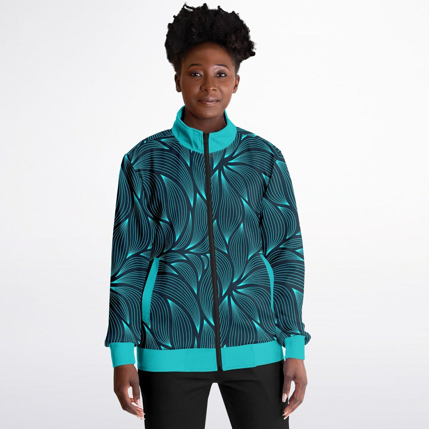 Green Leaves Track Jacket