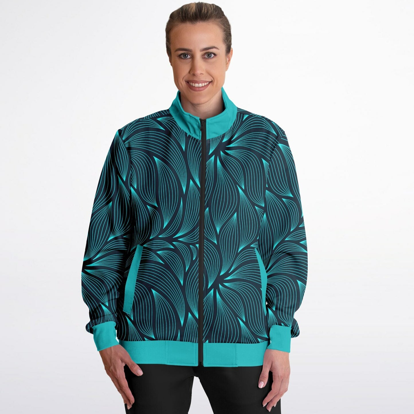 Green Leaves Track Jacket