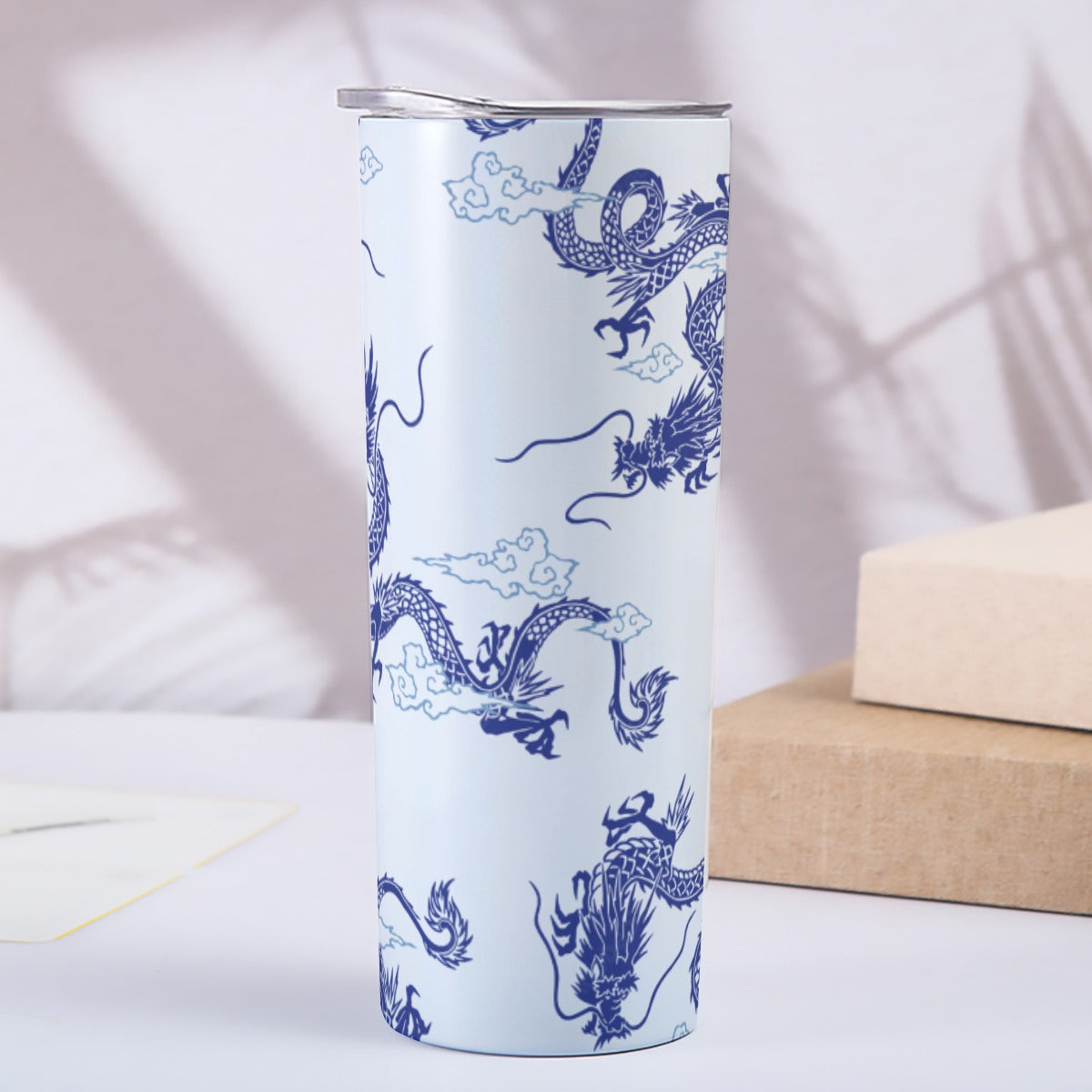Blue Dragons Skinny Tumbler 20OZ