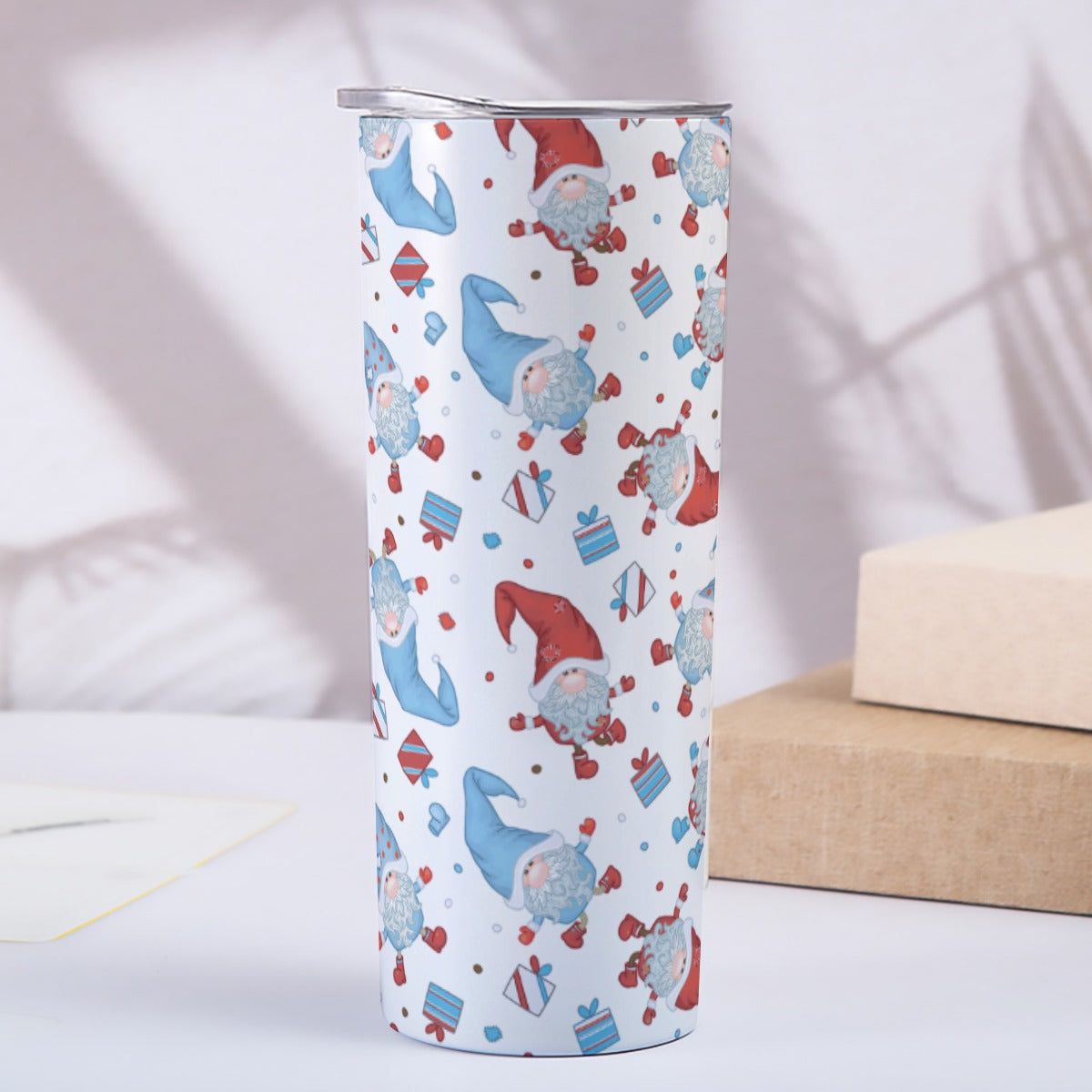 Winter Gnomes Skinny Tumbler 20OZ