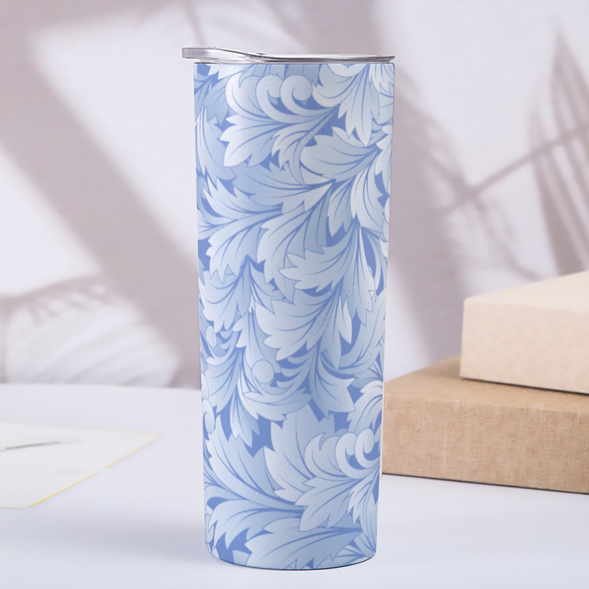 Winter Leaves Skinny Tumbler 20OZ