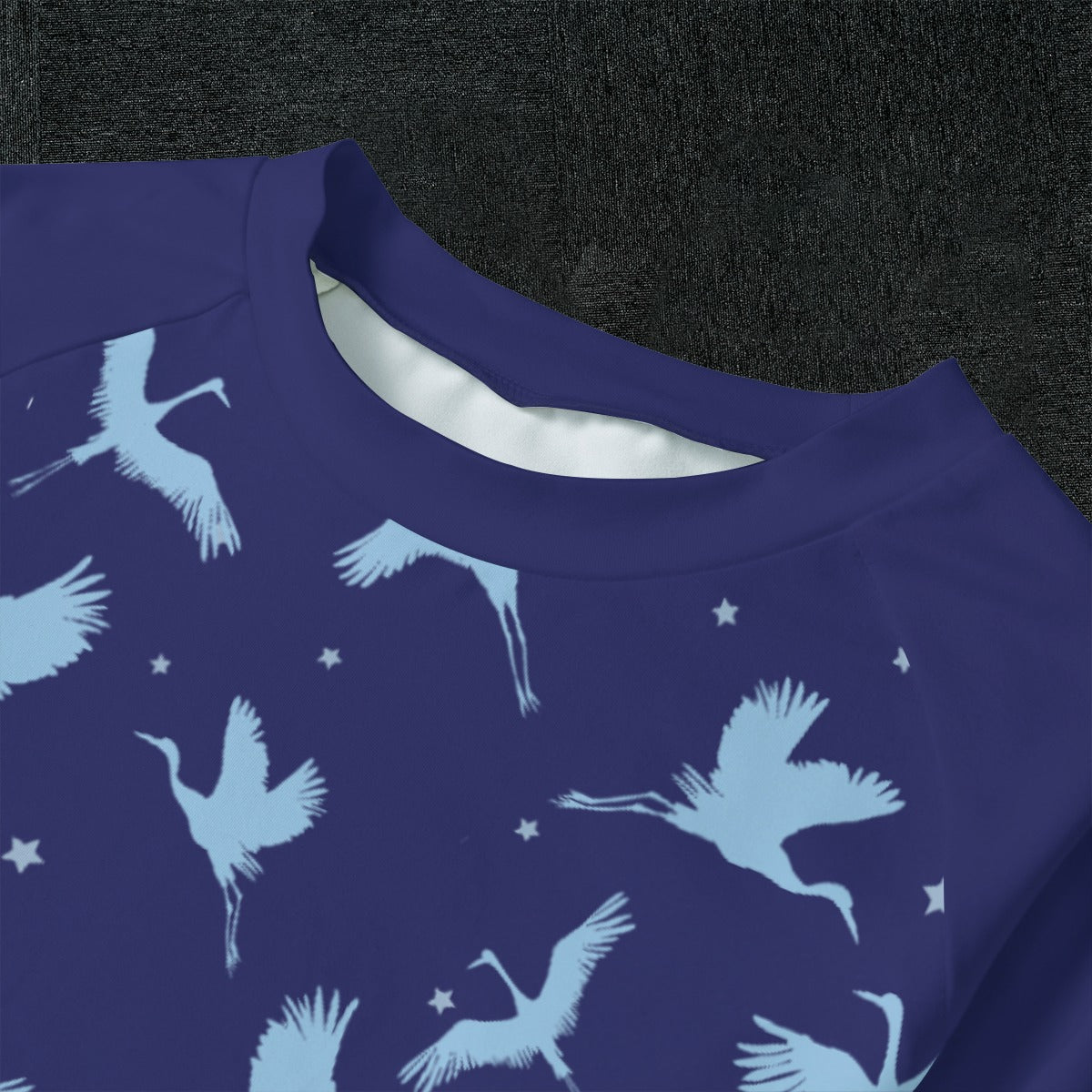 Cranes and Stars Kid's Pajamas With Wide Ankles