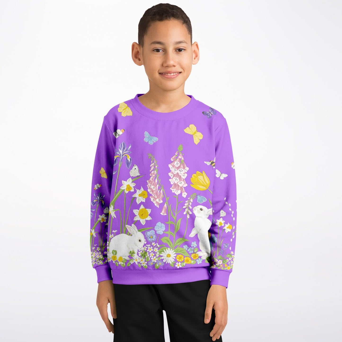 Spring Bunnies Kids Sweatshirt (3 variants)