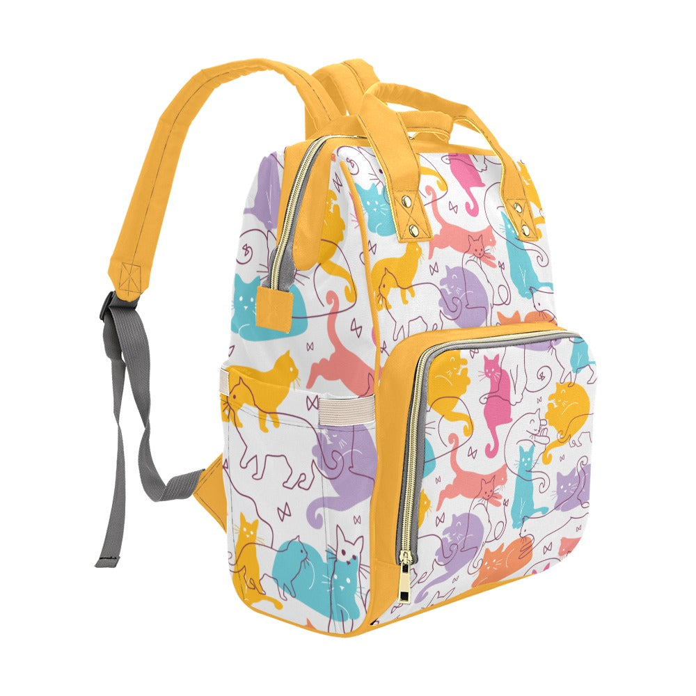 Cats Multipurpose Backpack/Diaper Bag