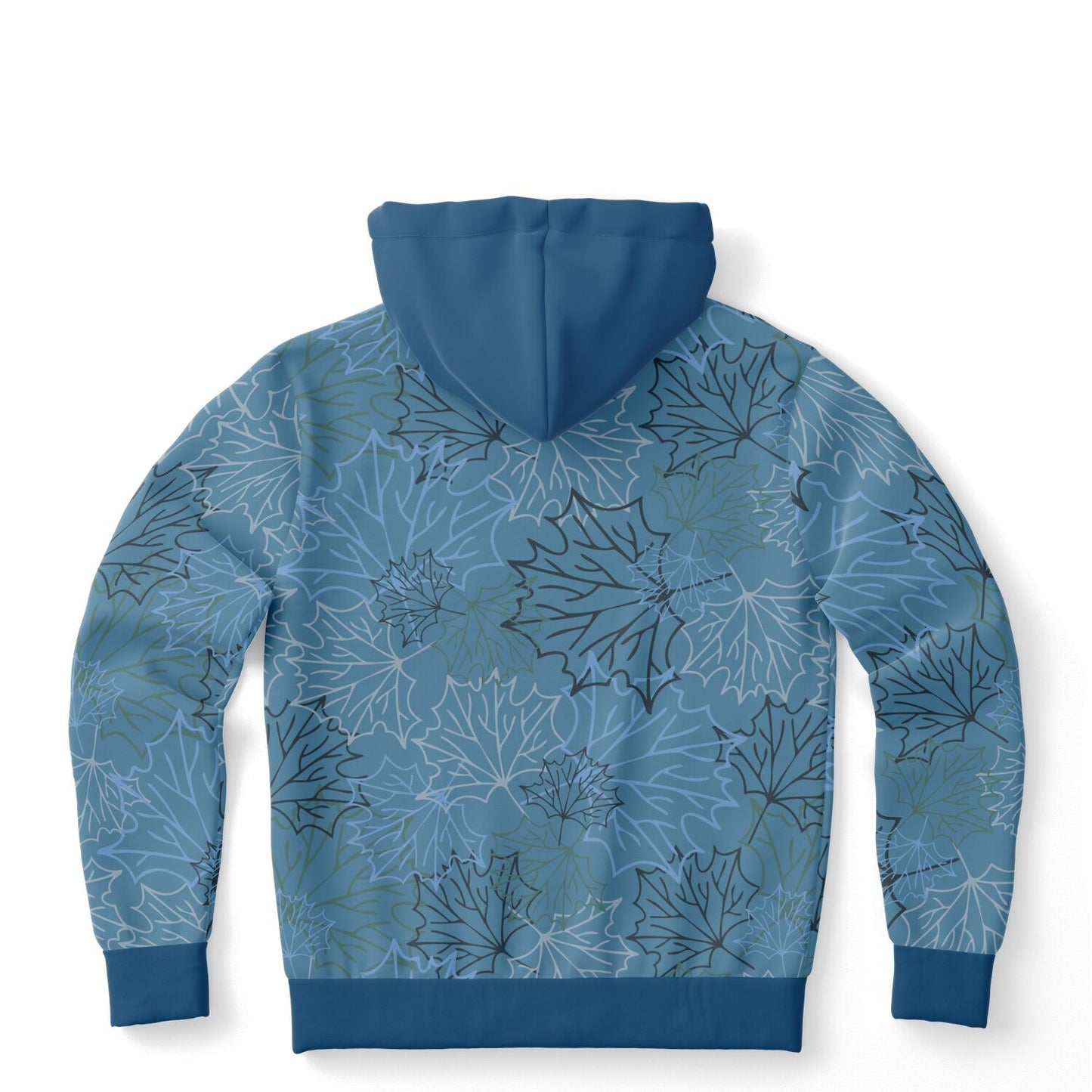 Blue Leaves Premium Hoodie Unisex