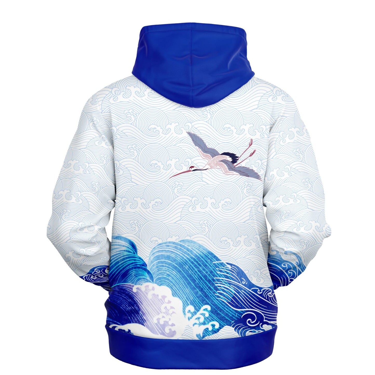Waves & Cranes Pullover Hoodie Unisex (3 variants)