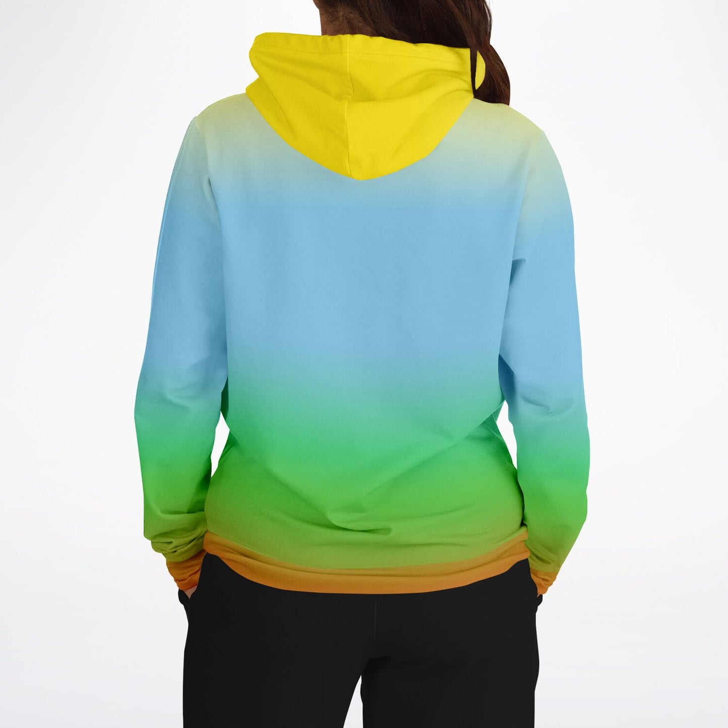 Village Fence Colorful Hoodie Unisex