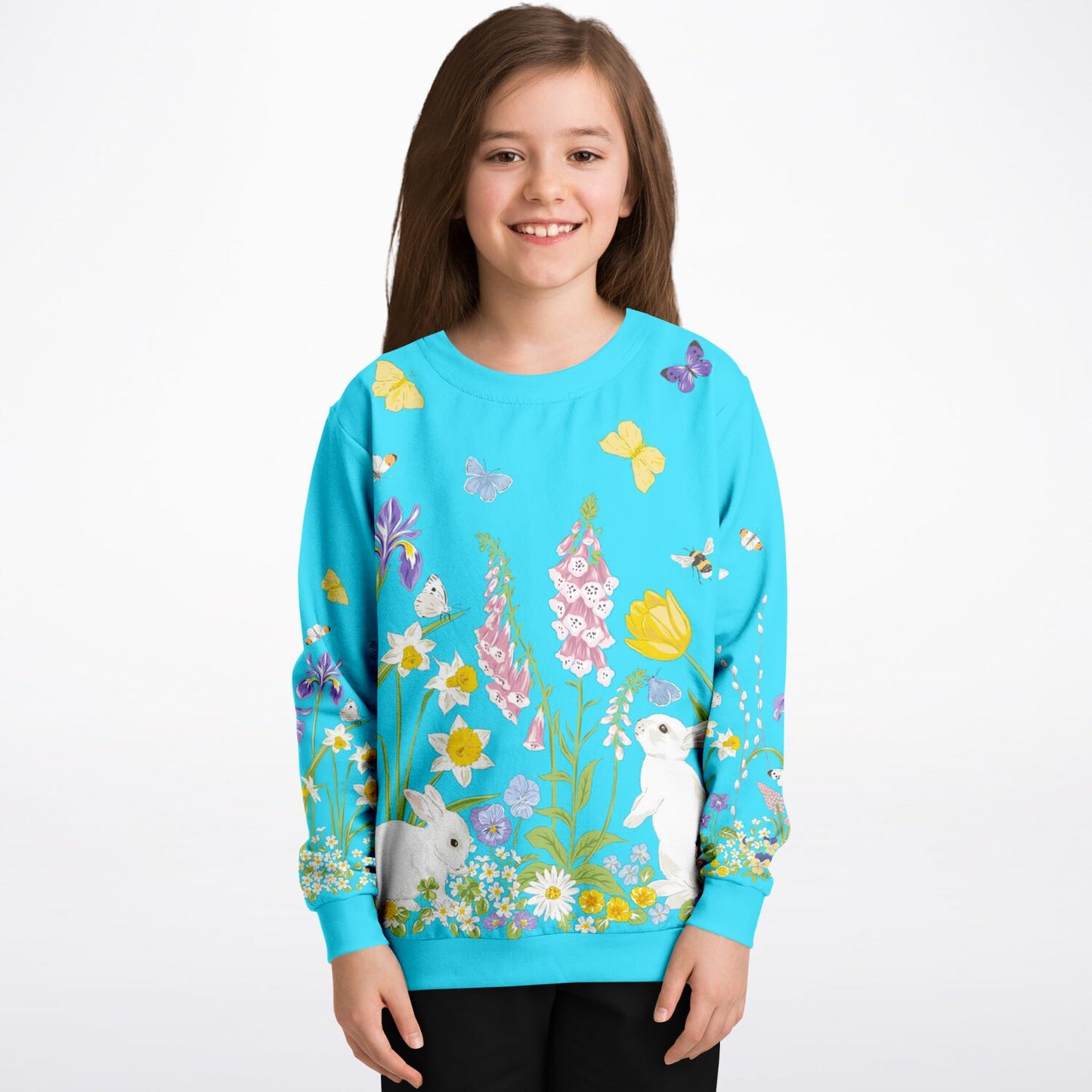 Spring Bunnies Kids Sweatshirt (3 variants)