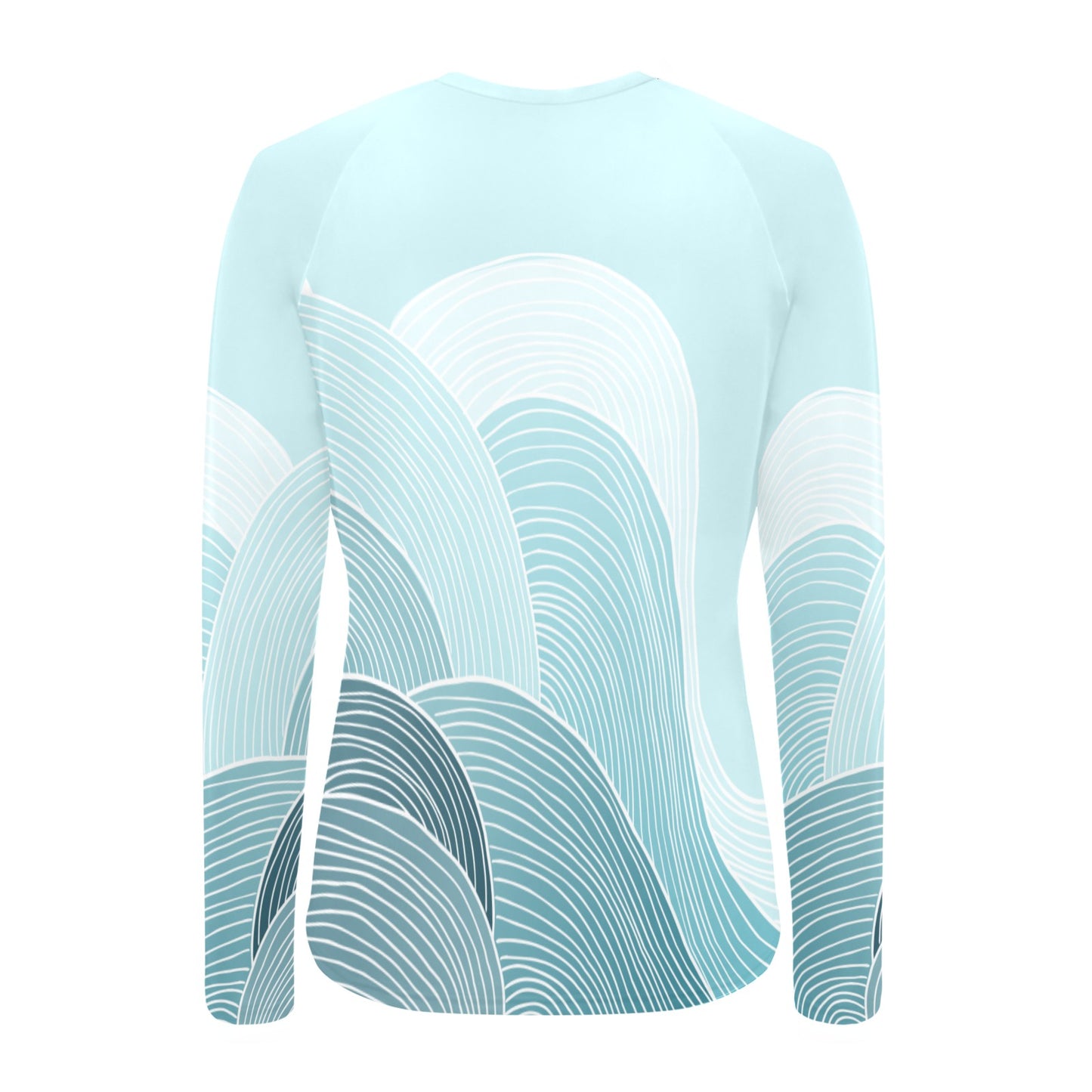 Turquoise Waves Women's Swim Shirt