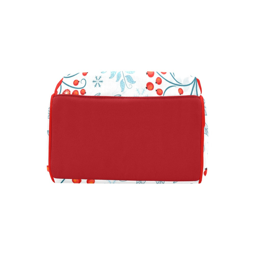 Winter Berries Multipurpose Backpack/Diaper Bag