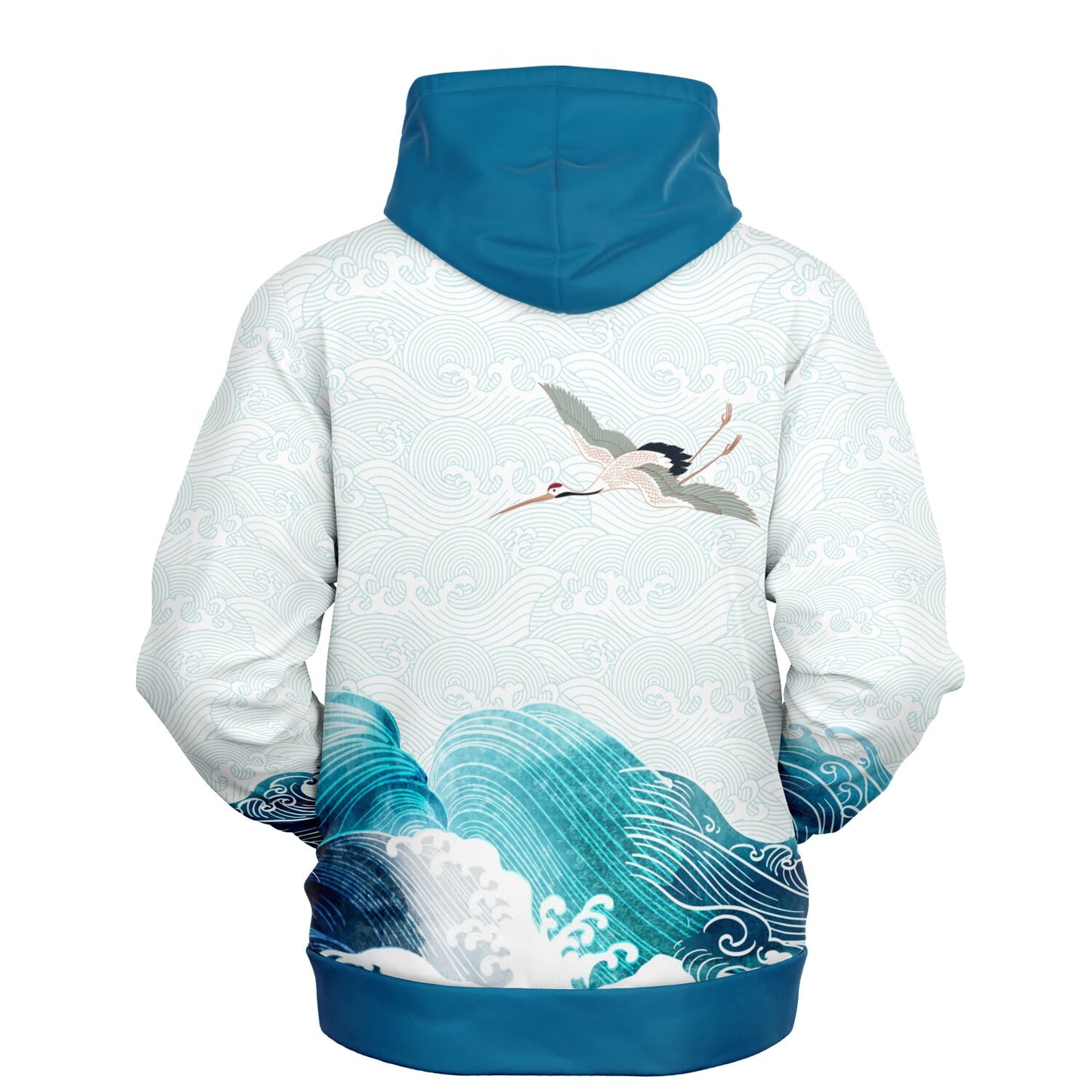 Waves & Cranes Pullover Hoodie Unisex (3 variants)