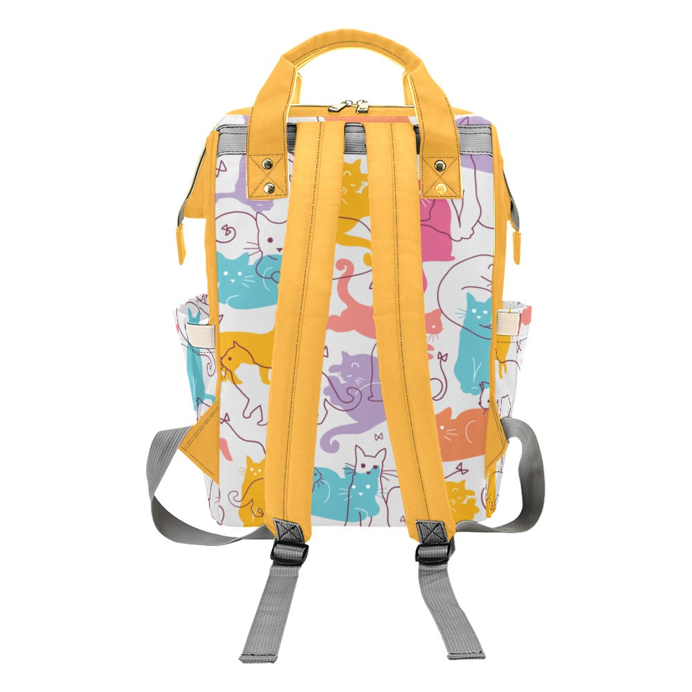 Cats Multipurpose Backpack/Diaper Bag