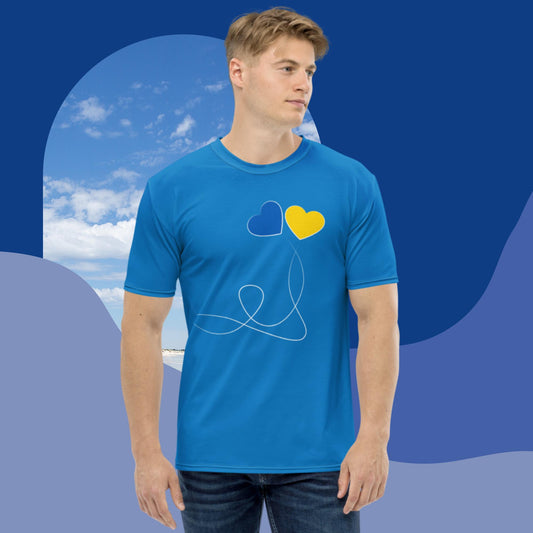 Ukraine Hearts 3 Men's t-shirt