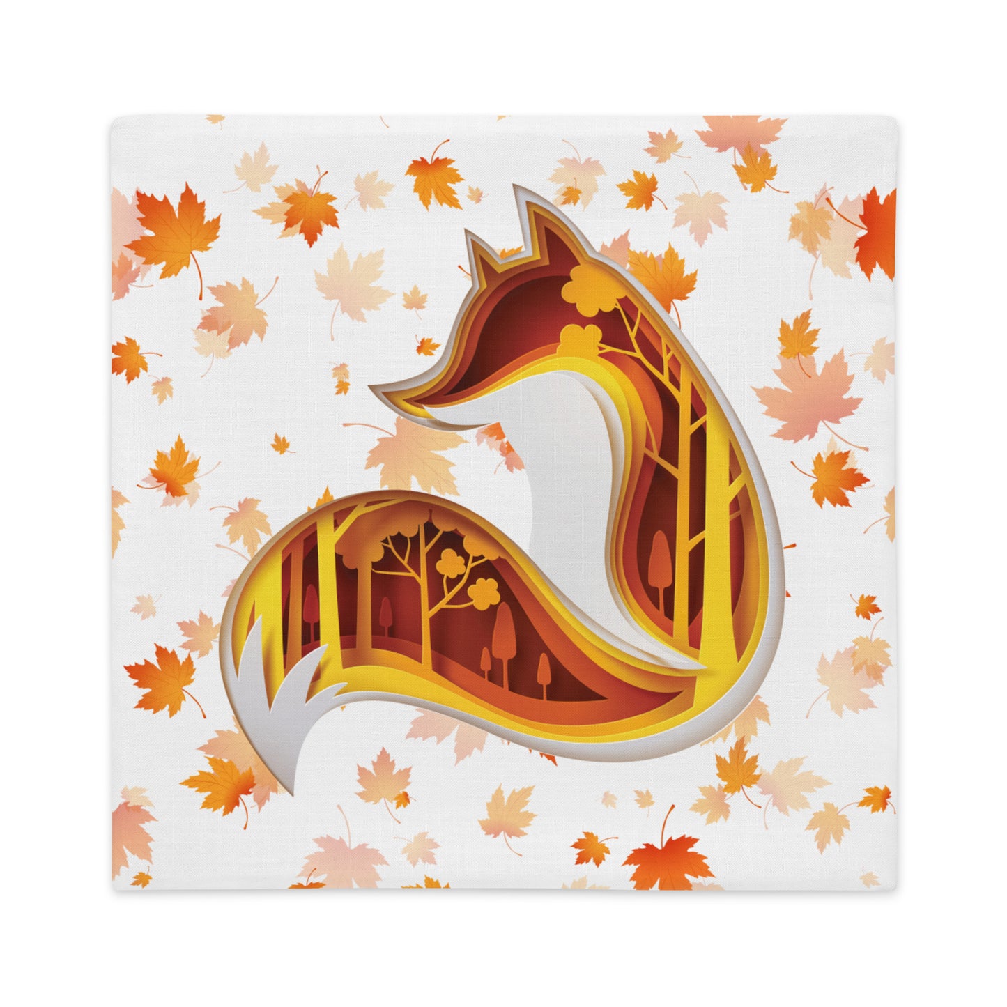 Autumn Fox Premium Pillow Case 22" x 22"