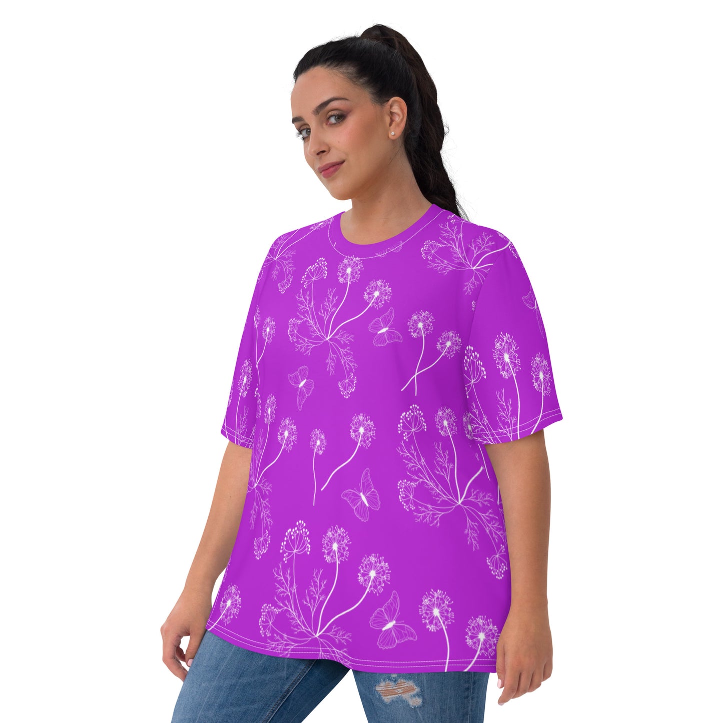 Purple Dandelions Women's T-shirt