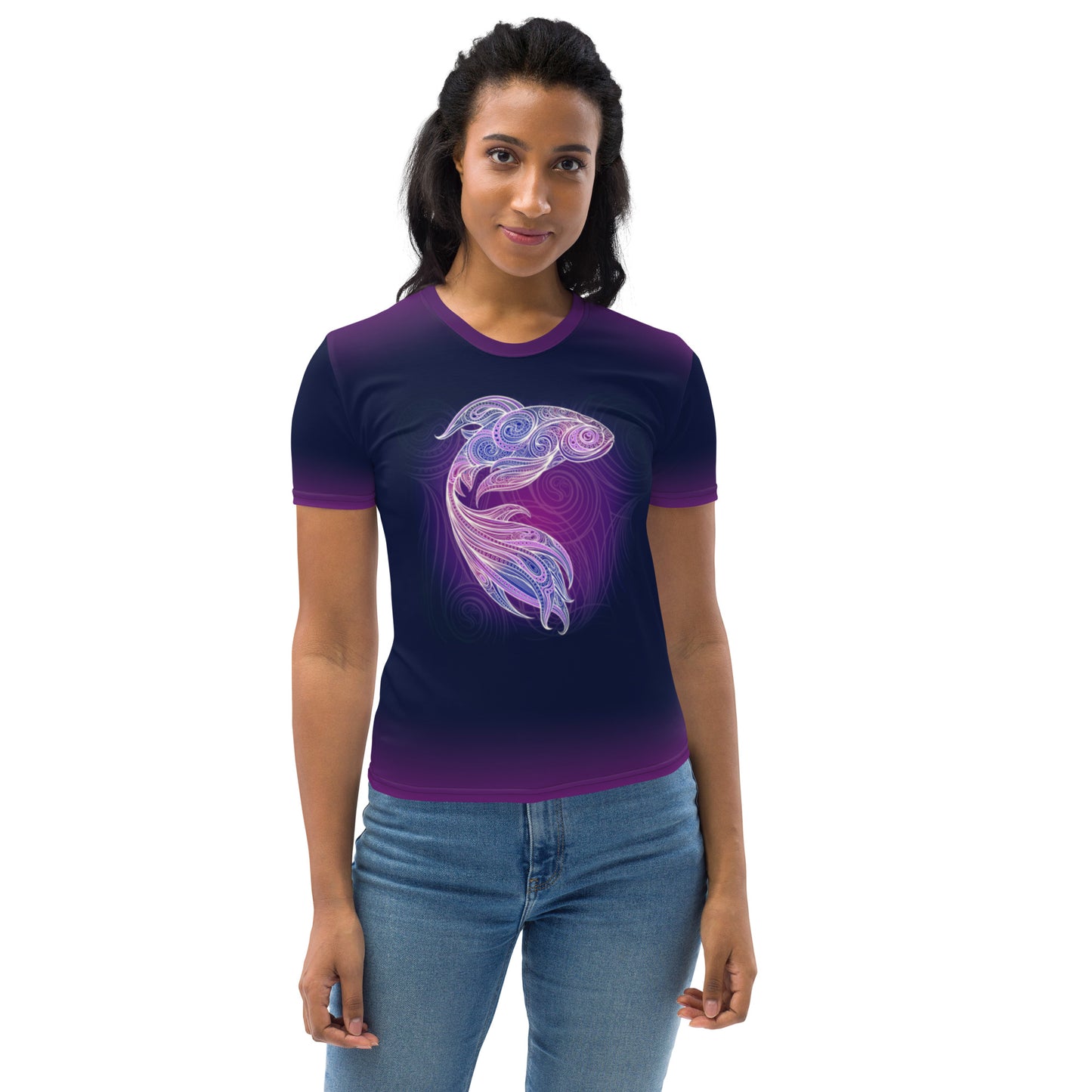 Purple Koi Women's Crew Neck T-shirt