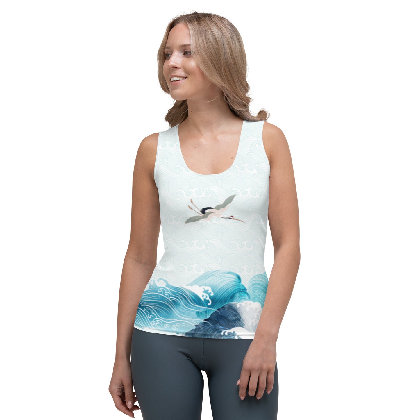 Waves & Cranes Women's Tank Top