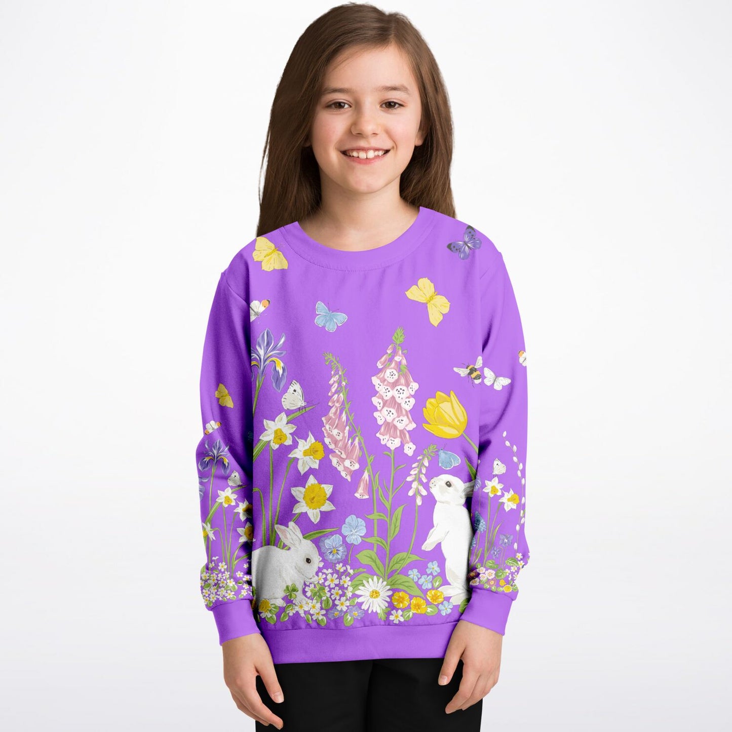 Spring Bunnies Kids Sweatshirt (3 variants)