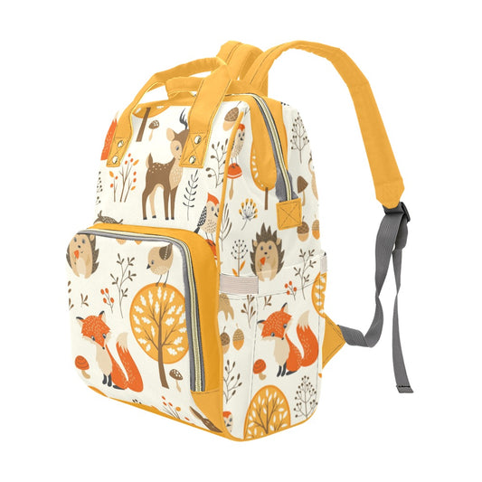 Fall Animals Multipurpose Backpack/Diaper Bag