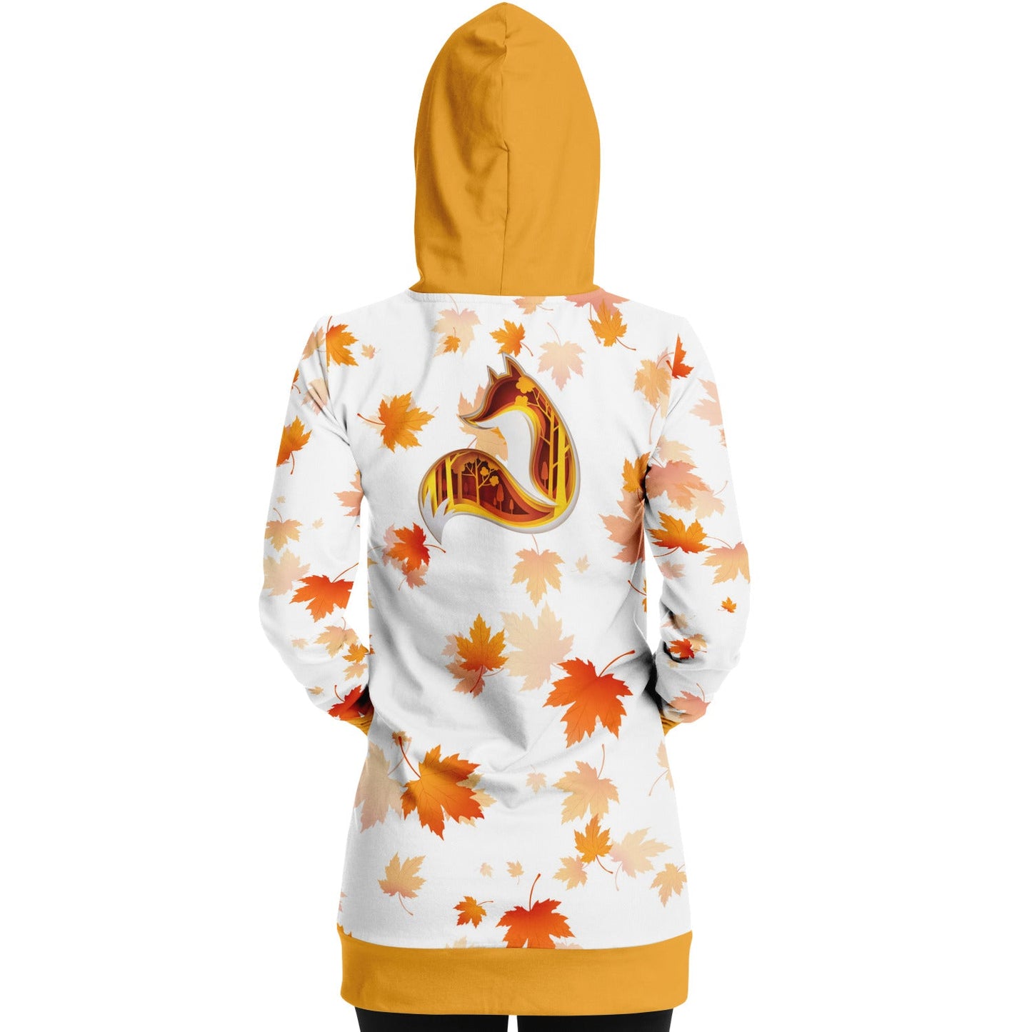 Autumn Fox Women's Longline Hoodie - XL, US stock
