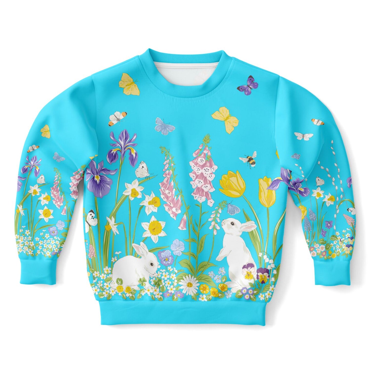 Spring Bunnies Kids Sweatshirt (3 variants)