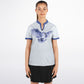 Flying Owl Women's Polo Shirt - Stand Up Collar - No Buttons - 100% Recycled Polyester