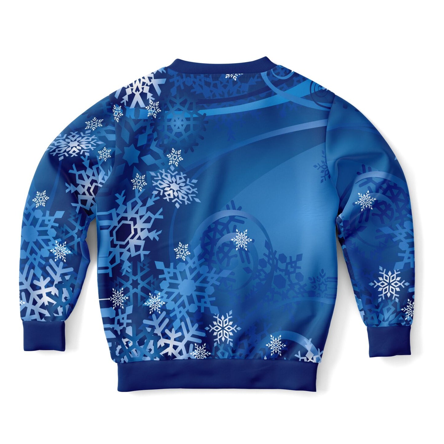 Blue Snowflakes Kids Sweatshirt