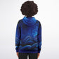 Waves & Flowers 3 Zip Hoodie