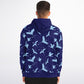 Blue Crane Zip Hoodie Unisex