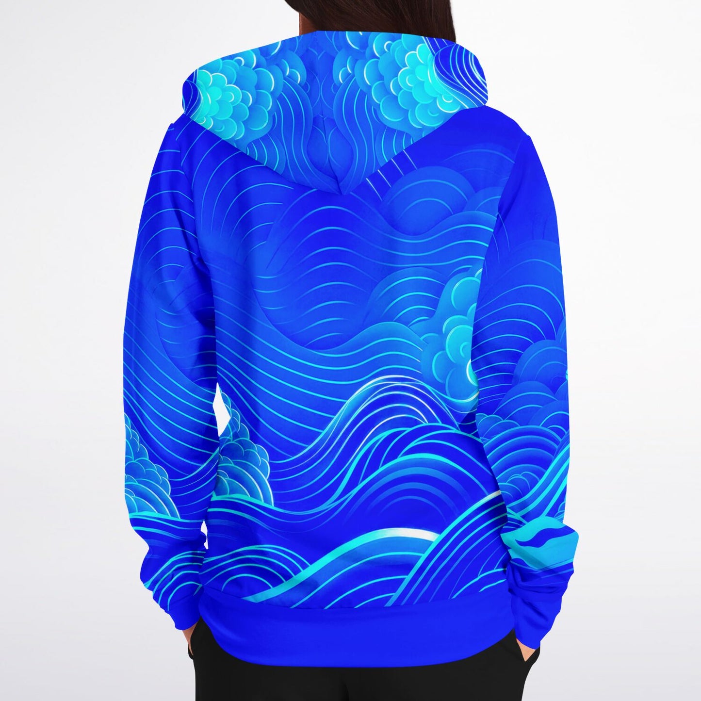 Waves & Flowers 4 Zip Hoodie