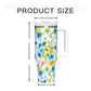 Ukraine Flowers 40oz Tumbler with Handle Stainless Steel