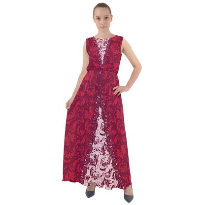 M-lle Rouge -  Maxi Dress var 2 bright - with decorations 1