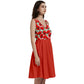 Poppies dress red 2