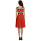 Poppies dress red 2