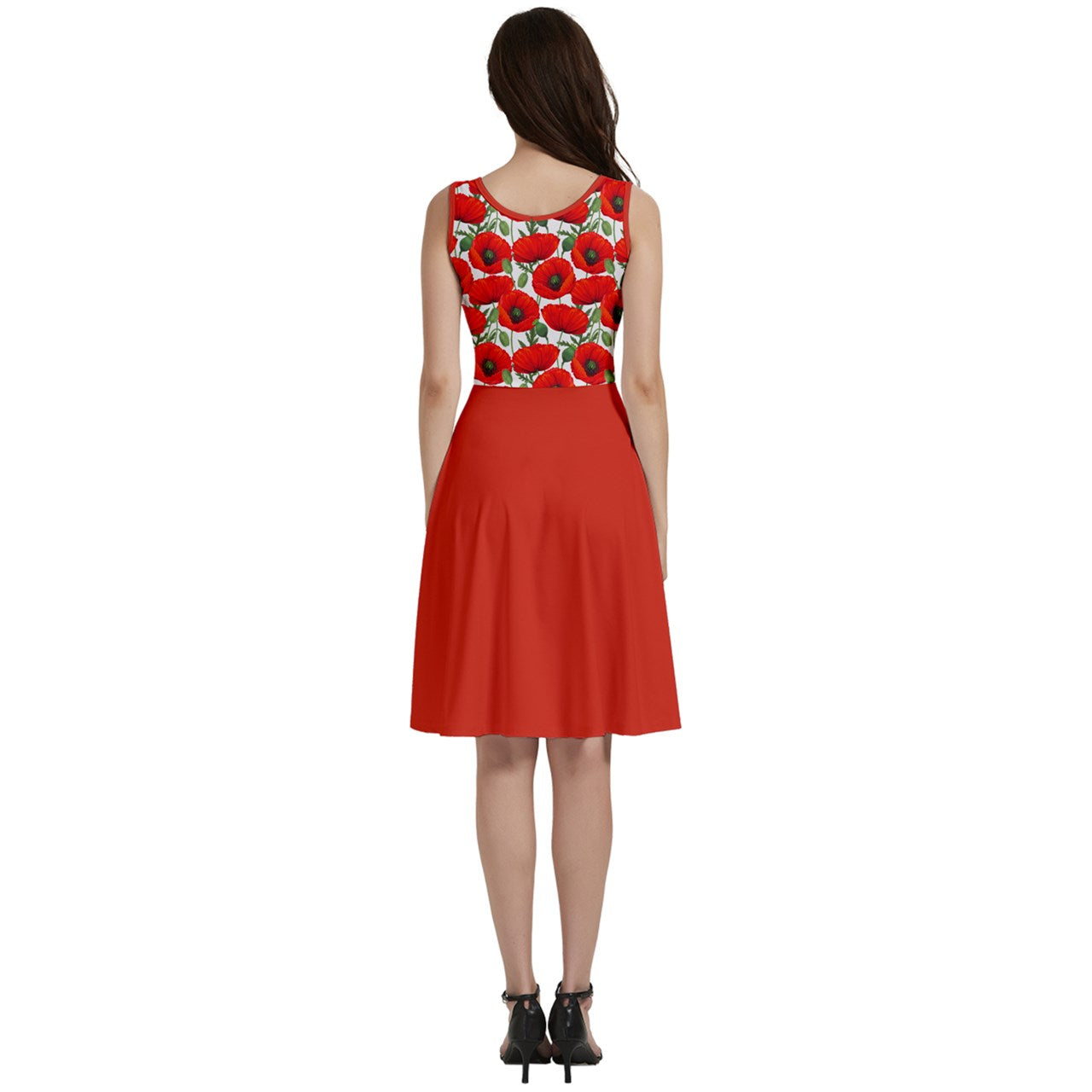 Poppies dress red 2