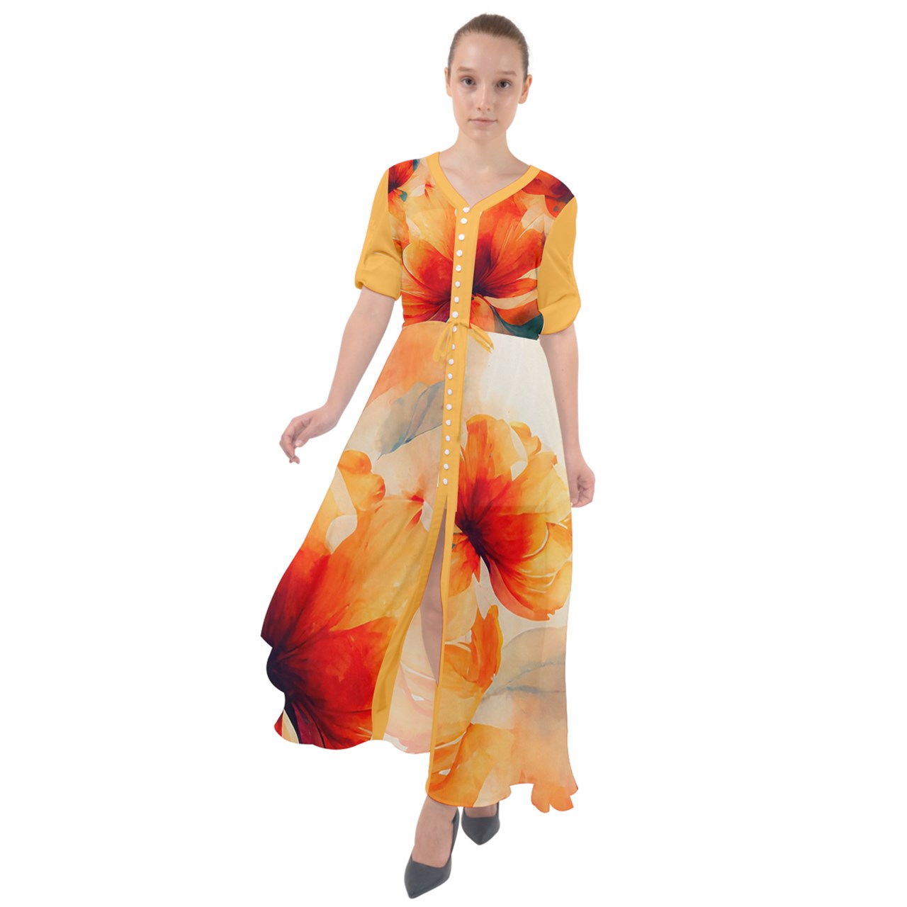 Poppies Long dress 2