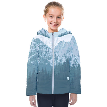 Snow Mountains Kids' Hooded Puffer Jacket